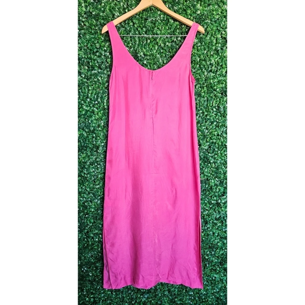 J.Crew Scoopneck cupro-blend slip dress